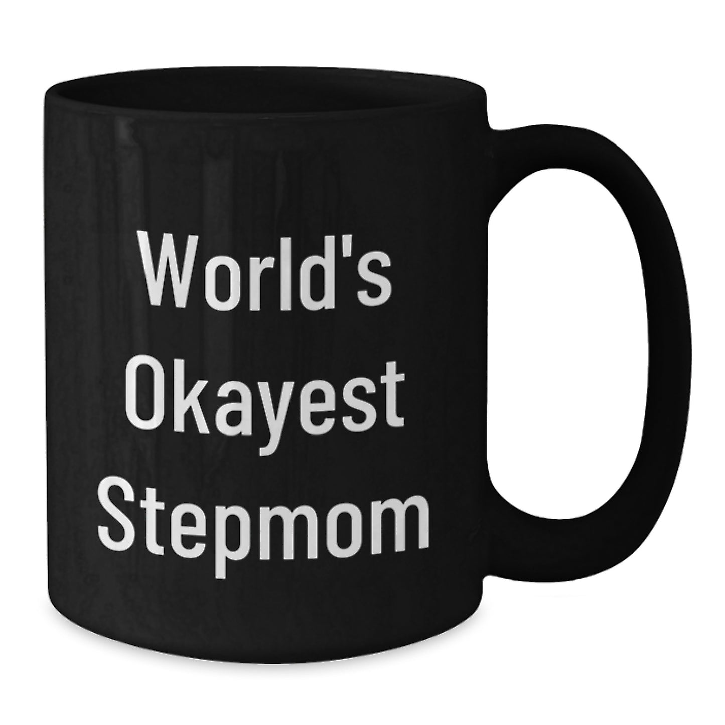 Birthday Gift for Her Present World's Okayest Stepmom Mug Ceramic - Additional