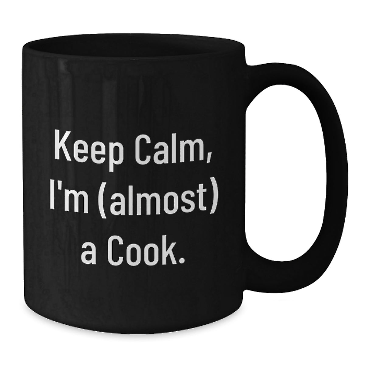 Cook Gift for Him Keep Calm, I'm (Almost) A Cook Keepsake Mug - Additional