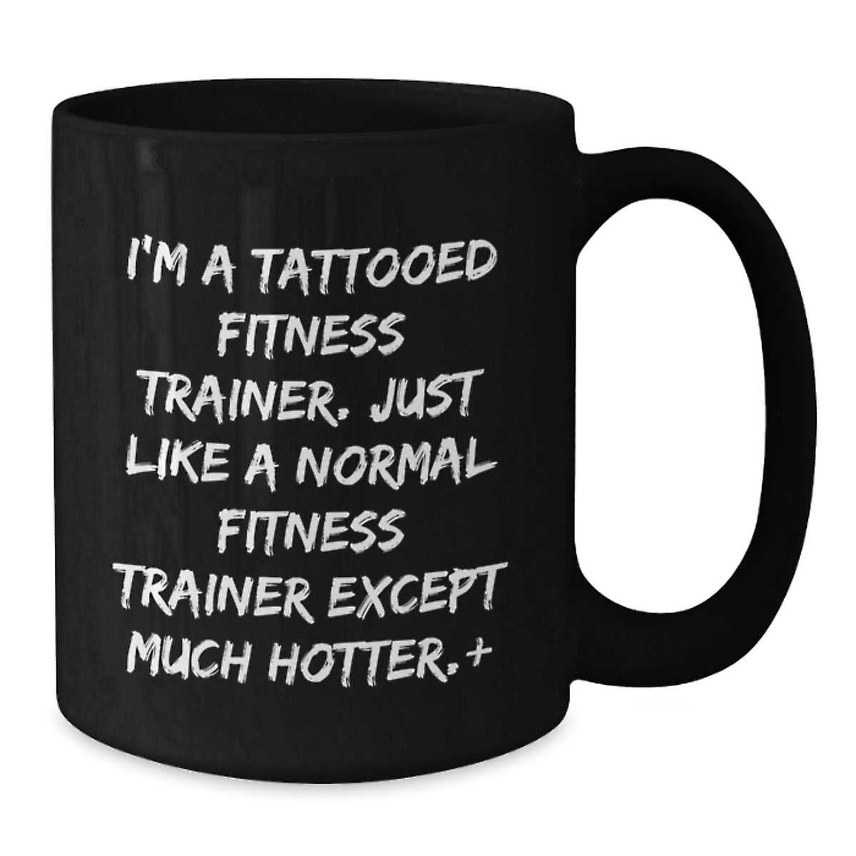 Witty Christmas Gift for Friends Tattooed Fitness Trainer Novelty Mug - Additional
