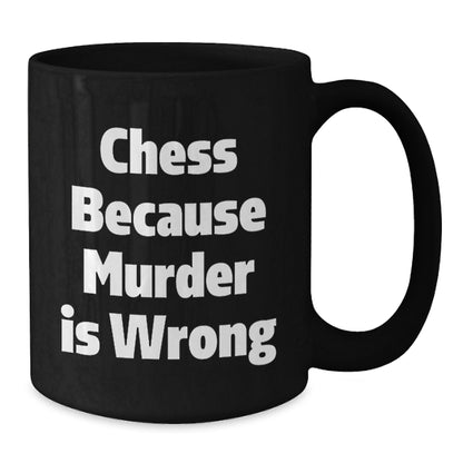 Funny Chess Quotes Black Coffee Mugs for Graduation Unique Gifts from Friends Family to Chess Lovers - Additional