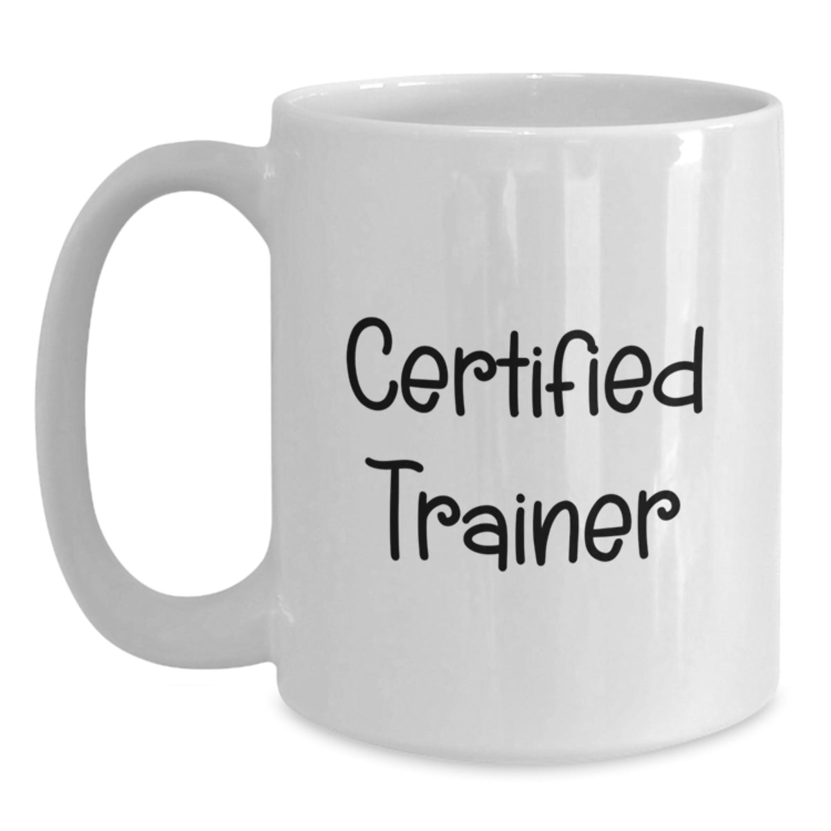 Funny Trainer Gifts from Friends, White Coffee Mugs for Birthday Wishes, 'You're a-Maze-ing' Quote Certified Trainer Mug - Main