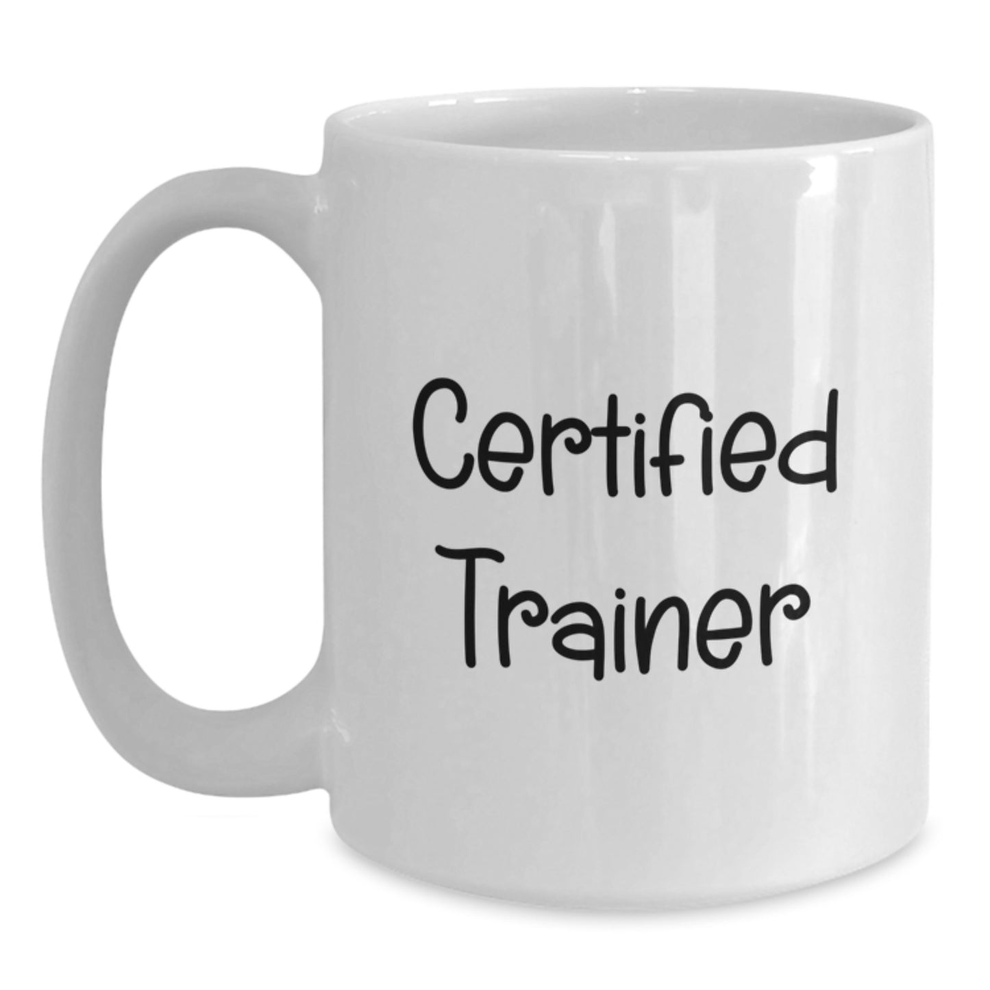 Funny Trainer Gifts from Friends, White Coffee Mugs for Birthday Wishes, 'You're a-Maze-ing' Quote Certified Trainer Mug - Main
