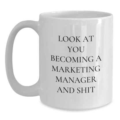 Mark Your Success as a Marketing Manager Funny Graduation Gifts from Friends for Him - Main