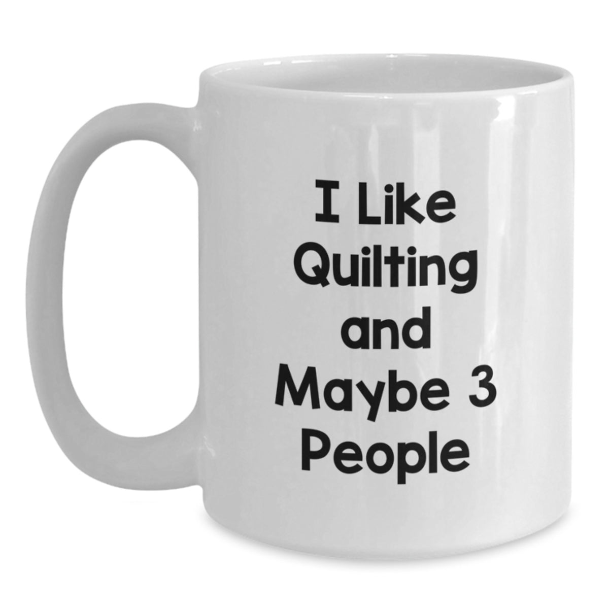 Quilting Funny White Coffee Mugs Gifts from Friends for Men Women Coworkers Family Christmas Unique Presents - Main