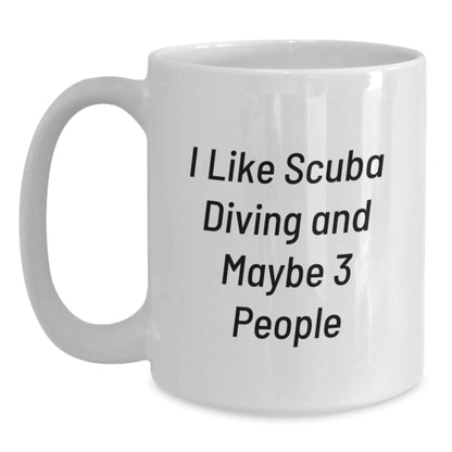 Funny Scuba Diving Coffee Mug Gifts from Friends for Scuba Diving Enthusiasts Birthday Unique Finds - Main