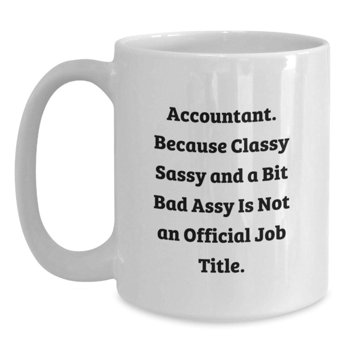 Funny Accountant White Coffee Mugs for Accountant Gifts from Friends and Family at Christmas Unique Gifts - Main