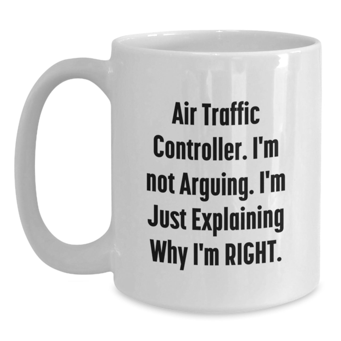 Funny Air Traffic Controller Gifts for Air Traffic Controller Men from Friends - White Coffee Mug for Air Traffic Controller Enthusiasts - Christmas Unique Gifts - Main