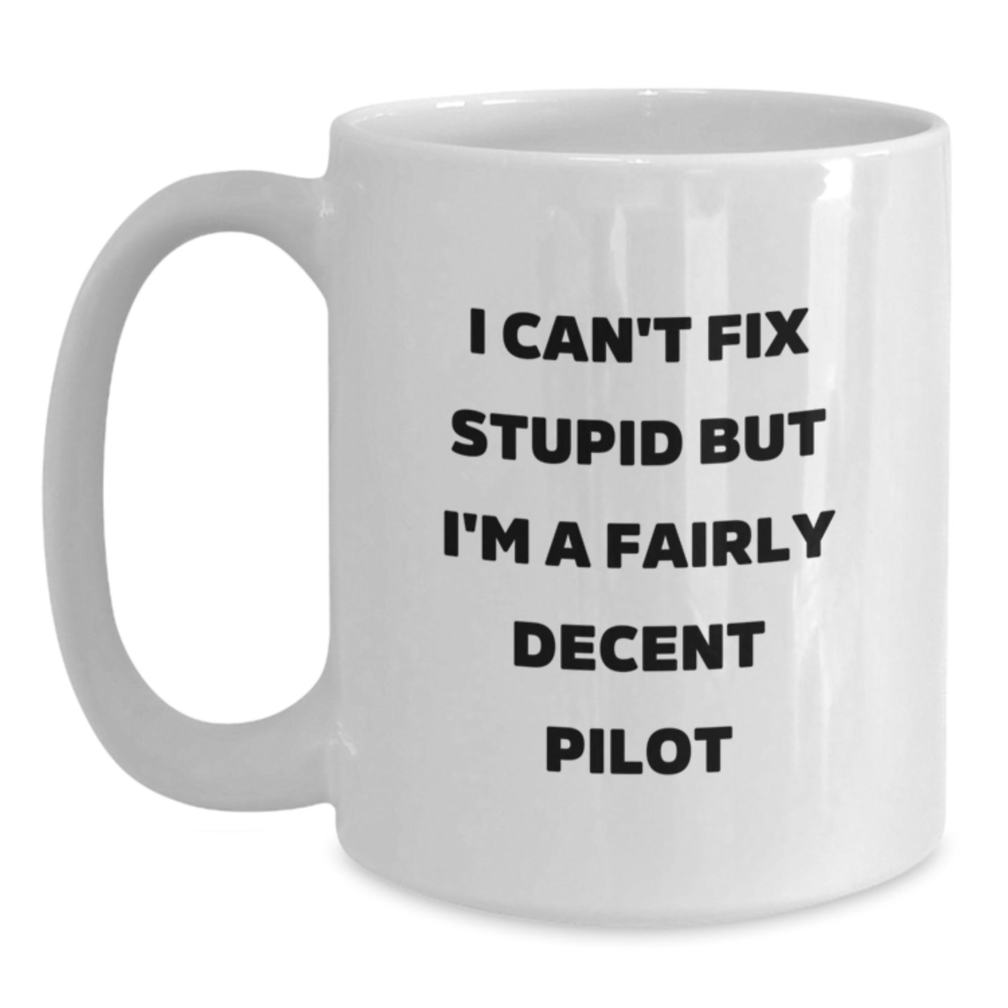 Funny Pilot Gifts, Christmas Unique Mugs, White Coffee Mug for Pilot Friends and Family - Main