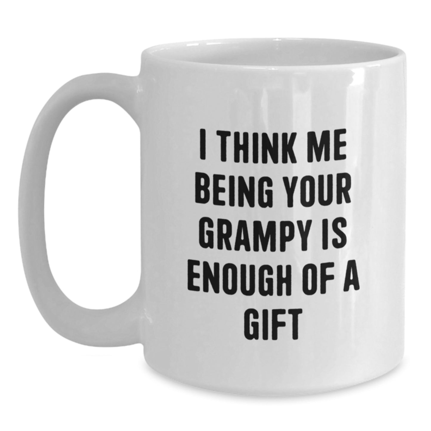 Gifts from Grampy, Funny Quote White Coffee Mug, Birthday Unique Gifts for Men - Main