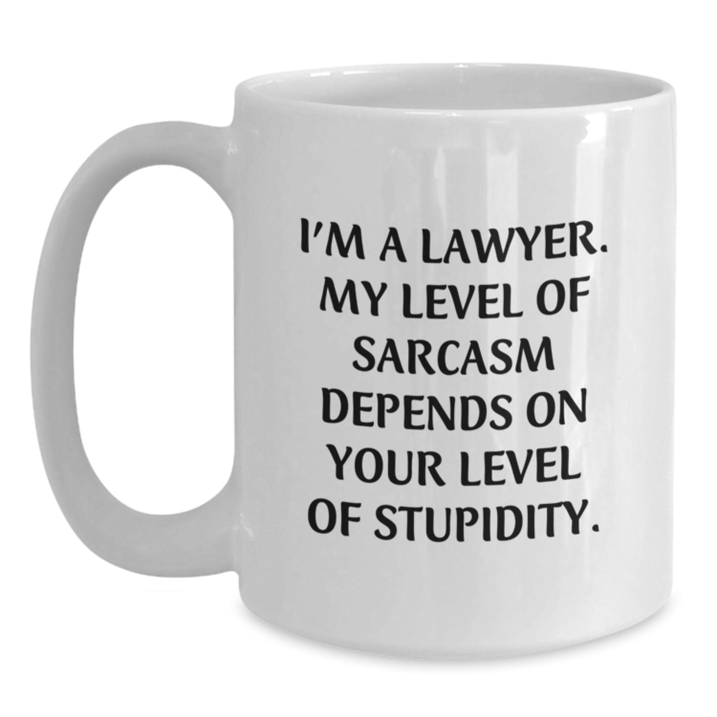 Funny Lawyer Gifts from Family - White Coffee Mug for Lawyer Friends on Valentine's - Main