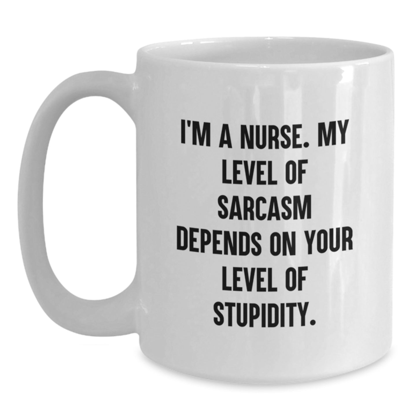 Nurse Gifts for Men, Funny White Coffee Mug, Gifts from Men to Dad on Father's Day, I'm A Nurse - Main
