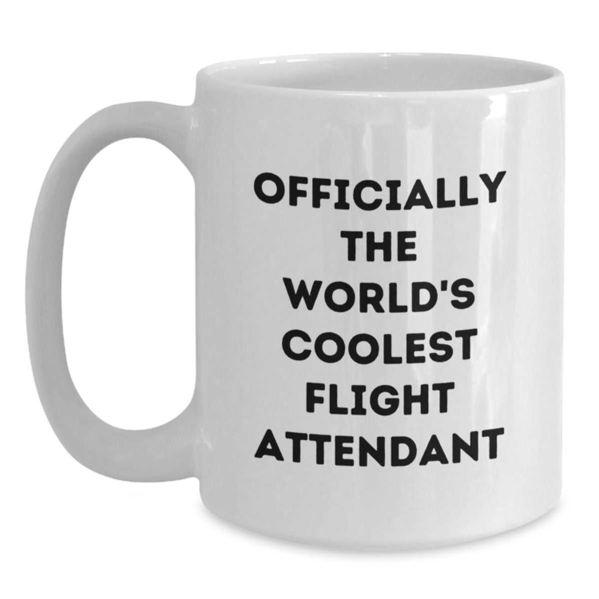 Cute Flight Attendant White Coffee Mugs Gifts from Friends and Family for Valentine's Unique Gifts - Main
