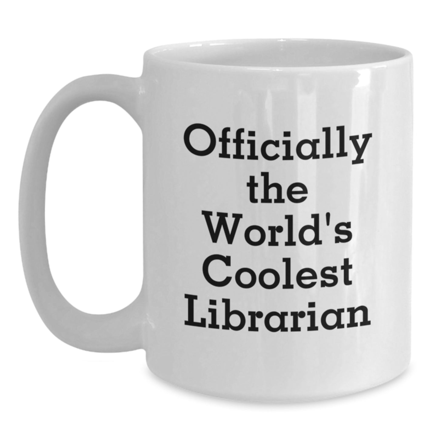 Funny Librarian Gifts for Men, Gifts from Friends to Dad Librarian World's Coolest Coffee Mug - Main