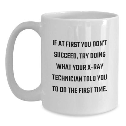 X-Ray Technician Keepsake White Coffee Mug for Him Birthday Gift - Main