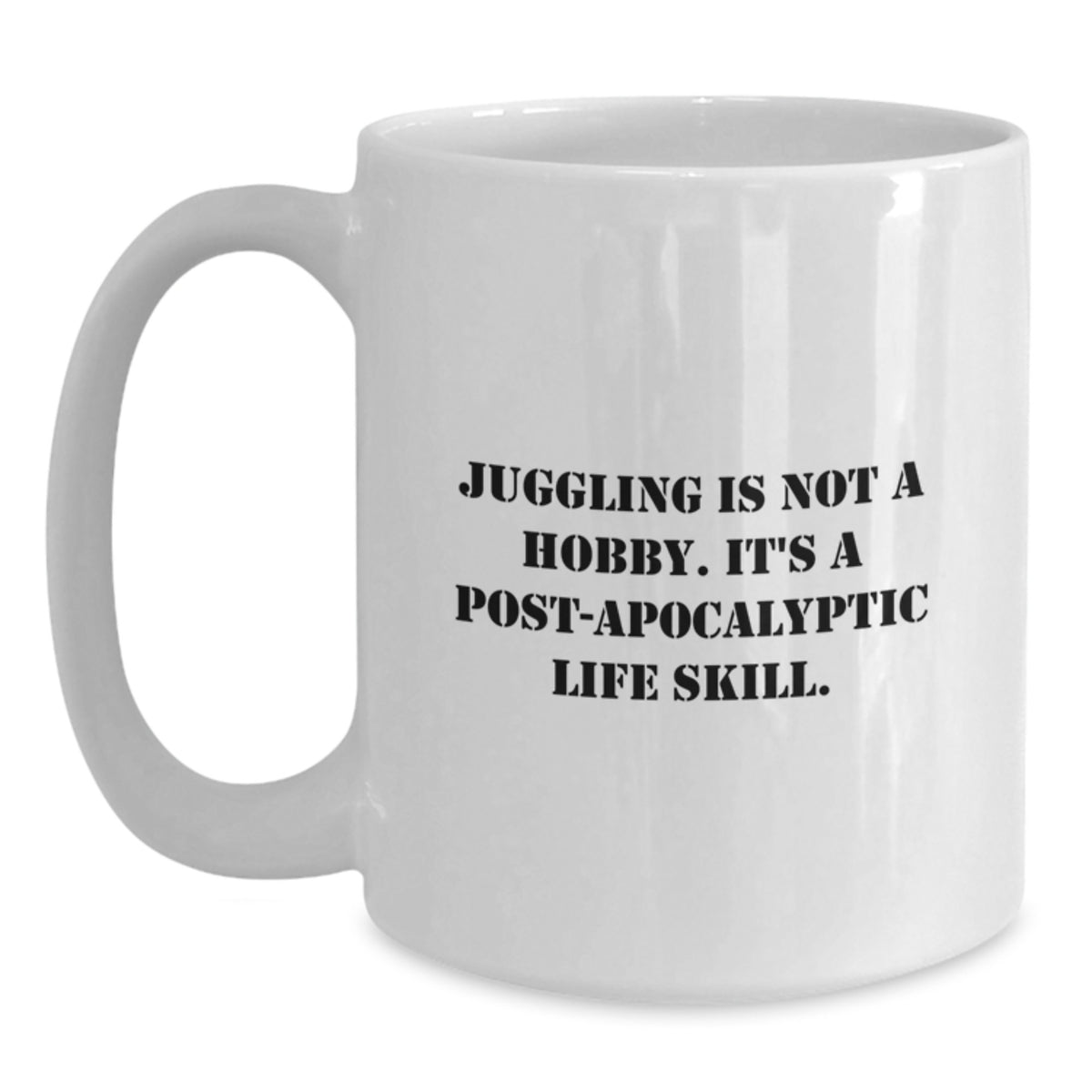 Funny Juggling Gifts for Juggling Lovers, White Coffee Mug, Graduation Unique Presents from Friends, Family - Main