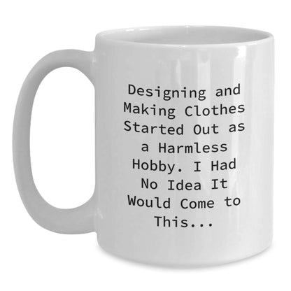 Witty Christmas Gift for Friends - Designing and Making Clothes Novelty - Main