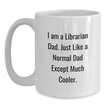 Librarian Keepsake White Mug for Him Birthday Gift Coffee Ceramic - Main