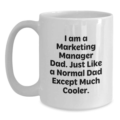 Marketing Manager Keepsake Mug for Him Birthday Gift Ceramic 11oz White - Main
