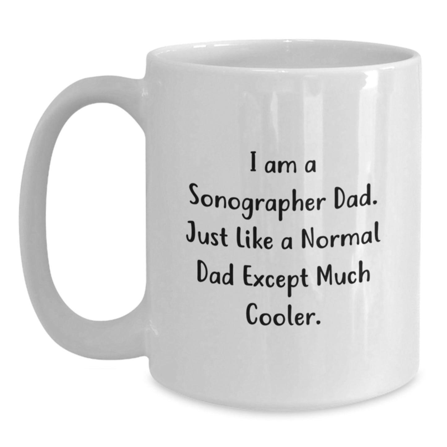 Sonographer Keepsake Mug for Him Birthday Gift – White 11oz Ceramic - Main