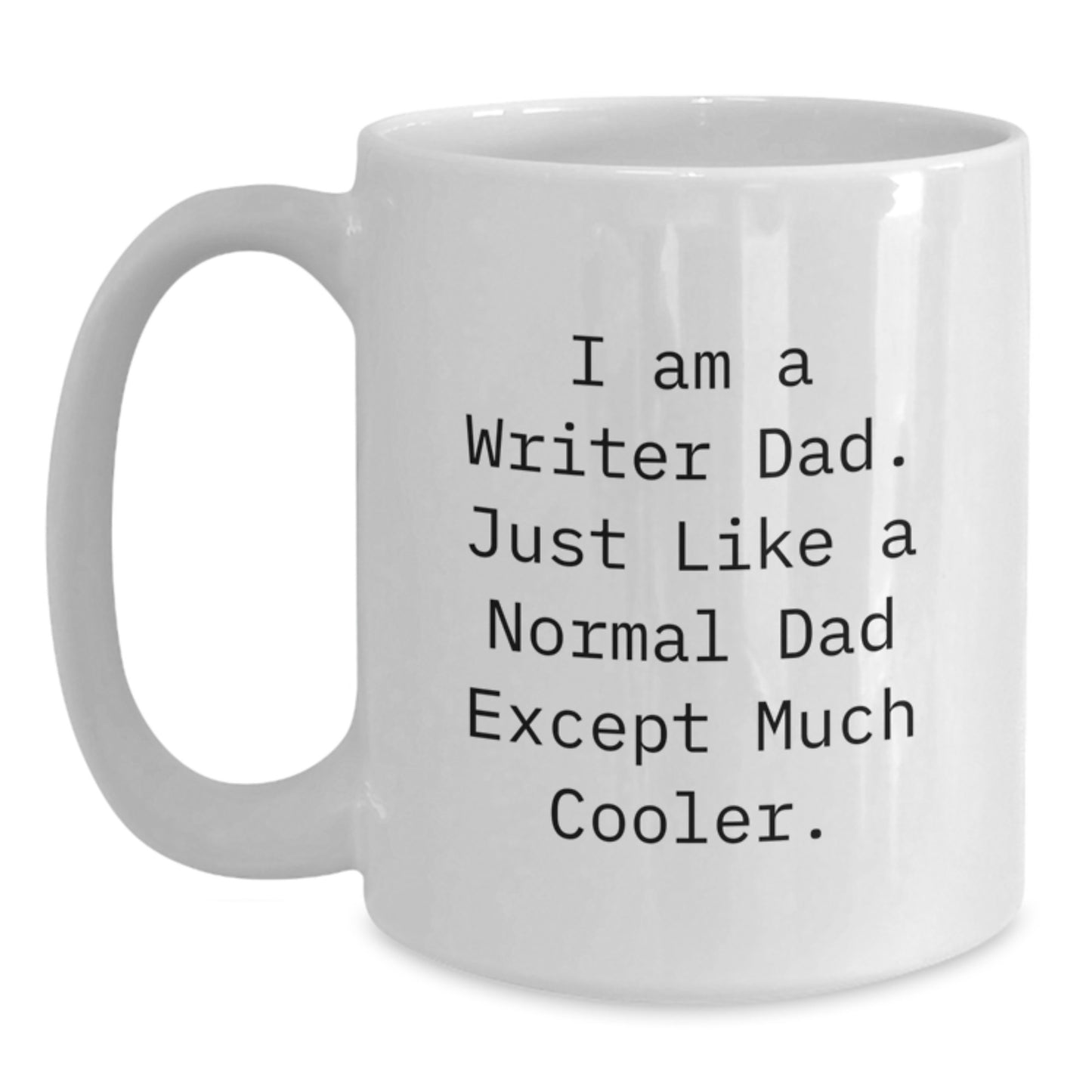 Writer Keepsake White Ceramic Coffee Mug for Him Birthday Gift 11oz - Main