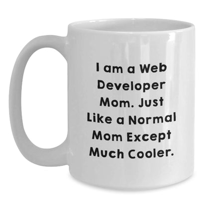 Web Developer White Coffee Mug Keepsake Birthday Gift for Him - Main