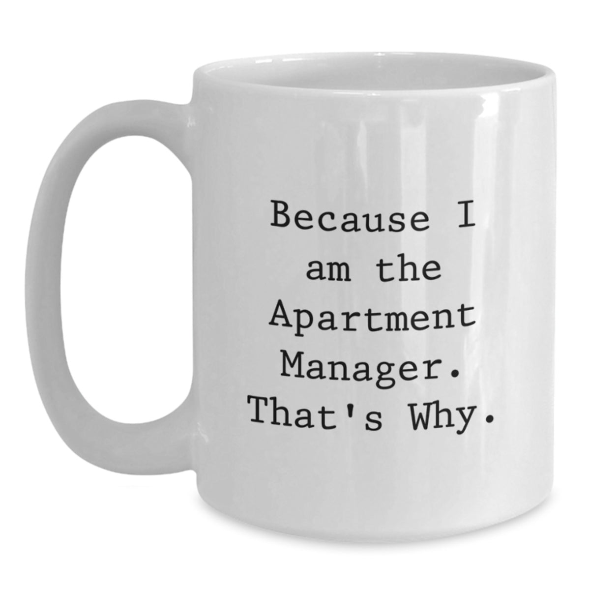 Apartment Manager Keepsake Mug for Him Birthday Gift Ceramic 11oz - Main