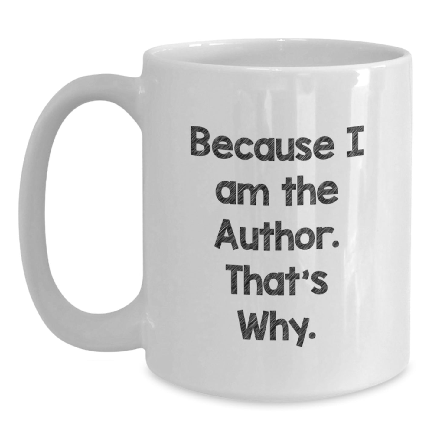 Author Keepsake White Coffee Mug for Him Birthday Gift 11oz Ceramic - Main