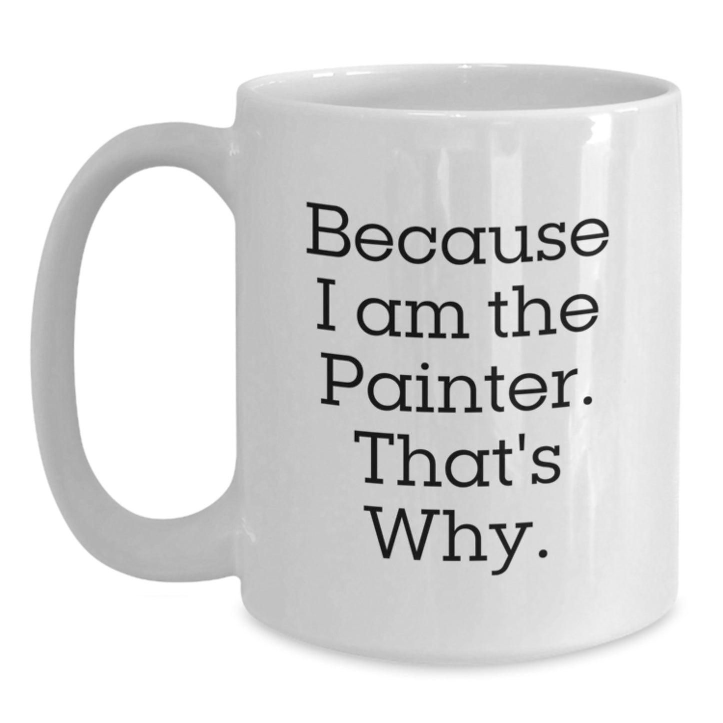 Birthday Gift Painter White Coffee Mug Present for Her - Main