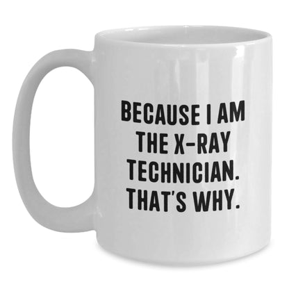 X-Ray Technician Keepsake White Coffee Mug Gift for Him Christmas - Main