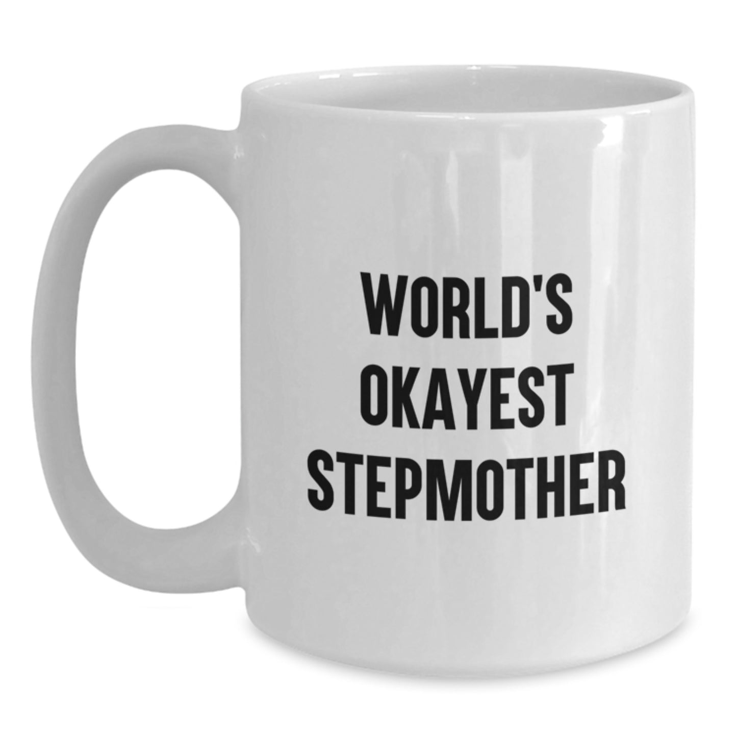 Stepmother Keepsake Premium White Coffee Mug Birthday Gift for Him - Main