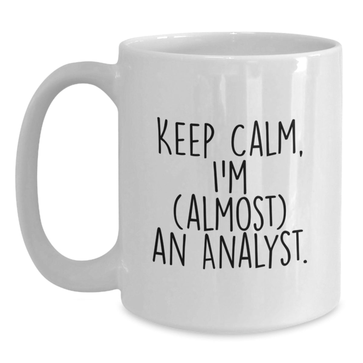 Birthday Gift Analyst White Coffee Mug for Her Present - Main
