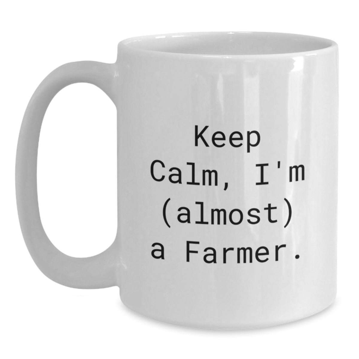 Christmas Gift for Her - Keep Calm, I'm (Almost) A Farmer Present - Main