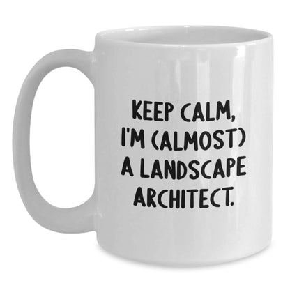 Landscape Architect Gift for Him - Keep Calm Keepsake Mug - Main