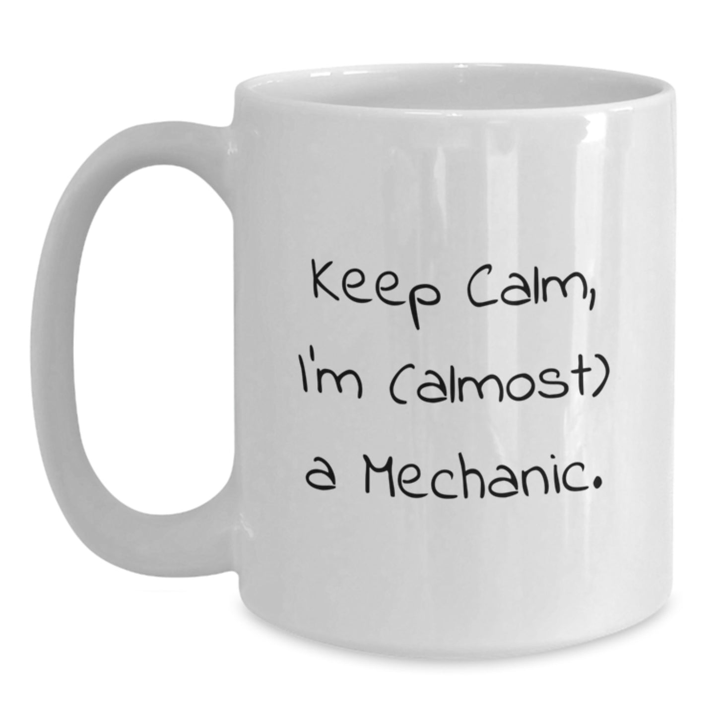 Funny Mechanic White Coffee Mug, Gifts from Men to Friends, Keepsake for Valentine's - Main