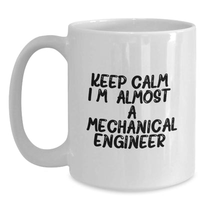 Mechanical Engineer Gift for Him Keep Calm Keepsake Coffee Mug - Main