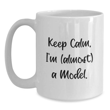 Christmas Gift for Her Keep Calm, I'm (Almost) A Model Present - Main