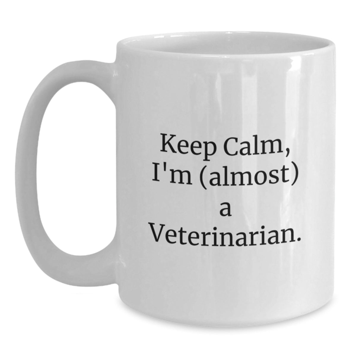 Veterinary Student Gift Keep Calm, I'm (Almost) A Veterinarian Keepsake - Main