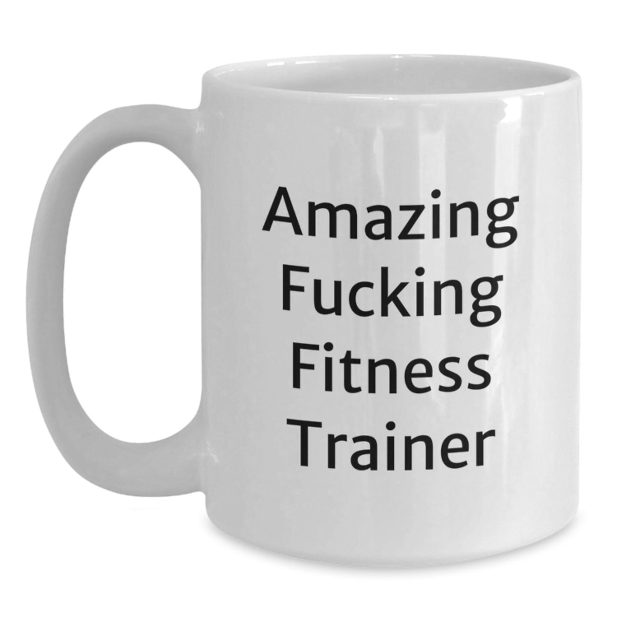Christmas Gift for Her - Amazing Fitness Trainer Present Mug - Main