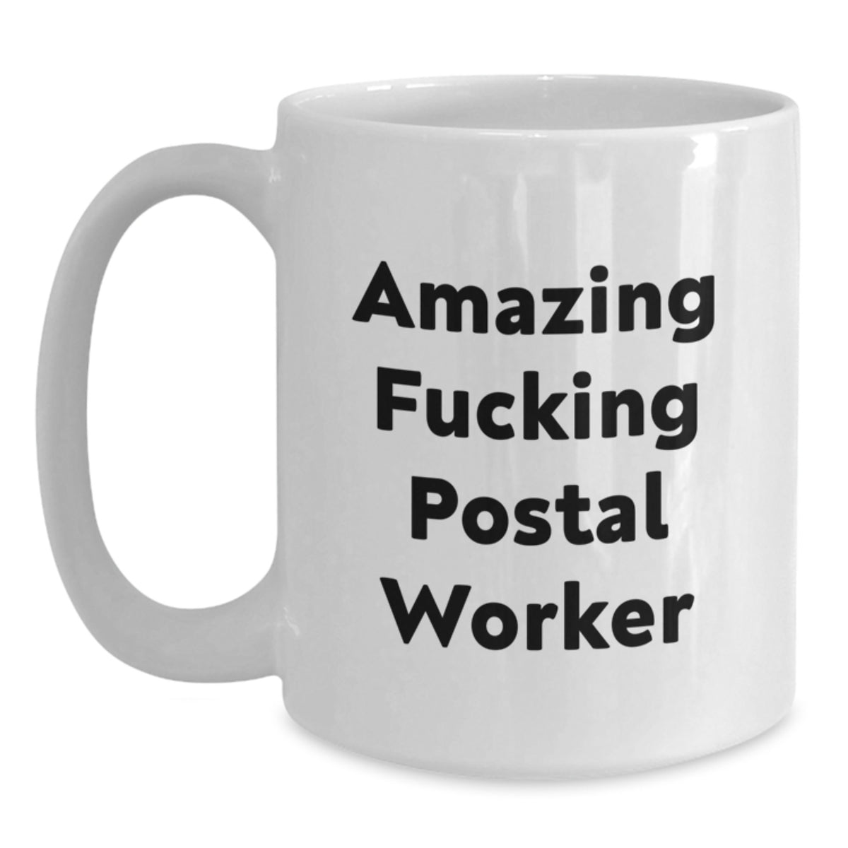 Christmas Gift for Her - Amazing Fucking Postal Worker Present Mug - Main