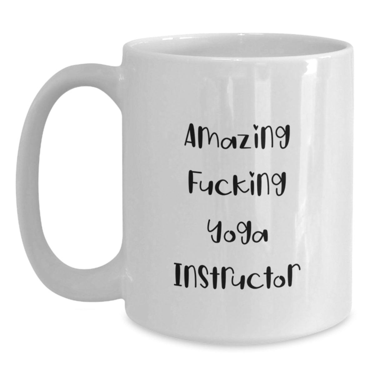 Yoga Instructor Gift A Humorous Present for Him - Keepsake White Coffee - Main
