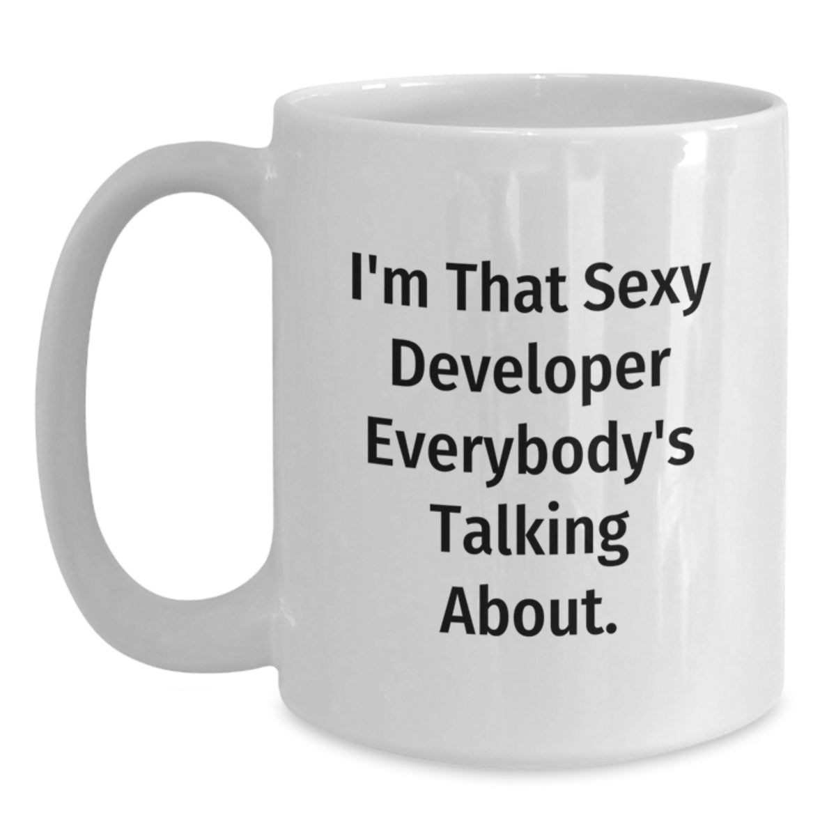 Christmas Gift for Her A Playful Coffee Mug for the Sexy Developer - Main