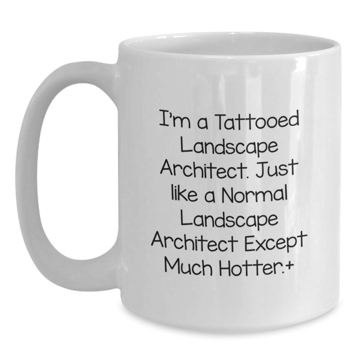 Christmas Gift for Her Playful Tattooed Landscape Architect Present - Main