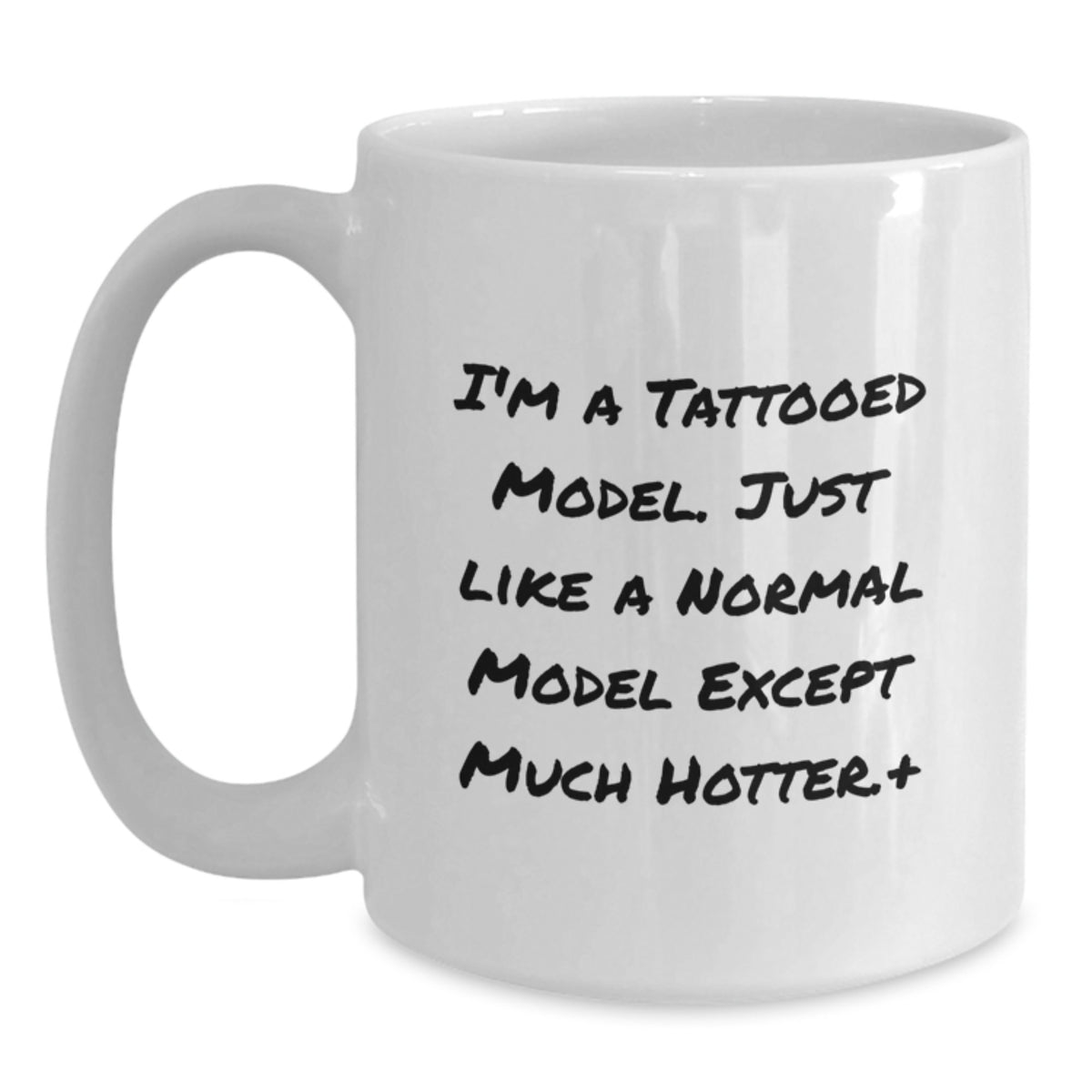 Model Gift for Him A Sassy Tattooed Model Keepsake Mug - Main