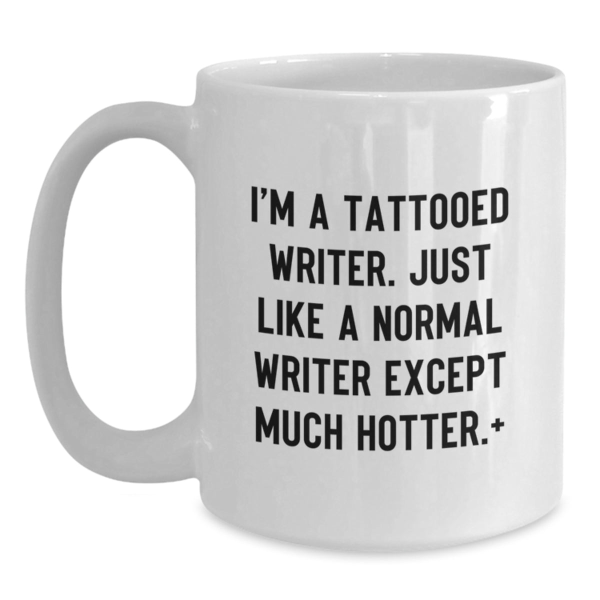 Funny Writer Gifts for Writers, Unique White Coffee Mug for Writer Friends, Graduation Gifts from Friends - Main