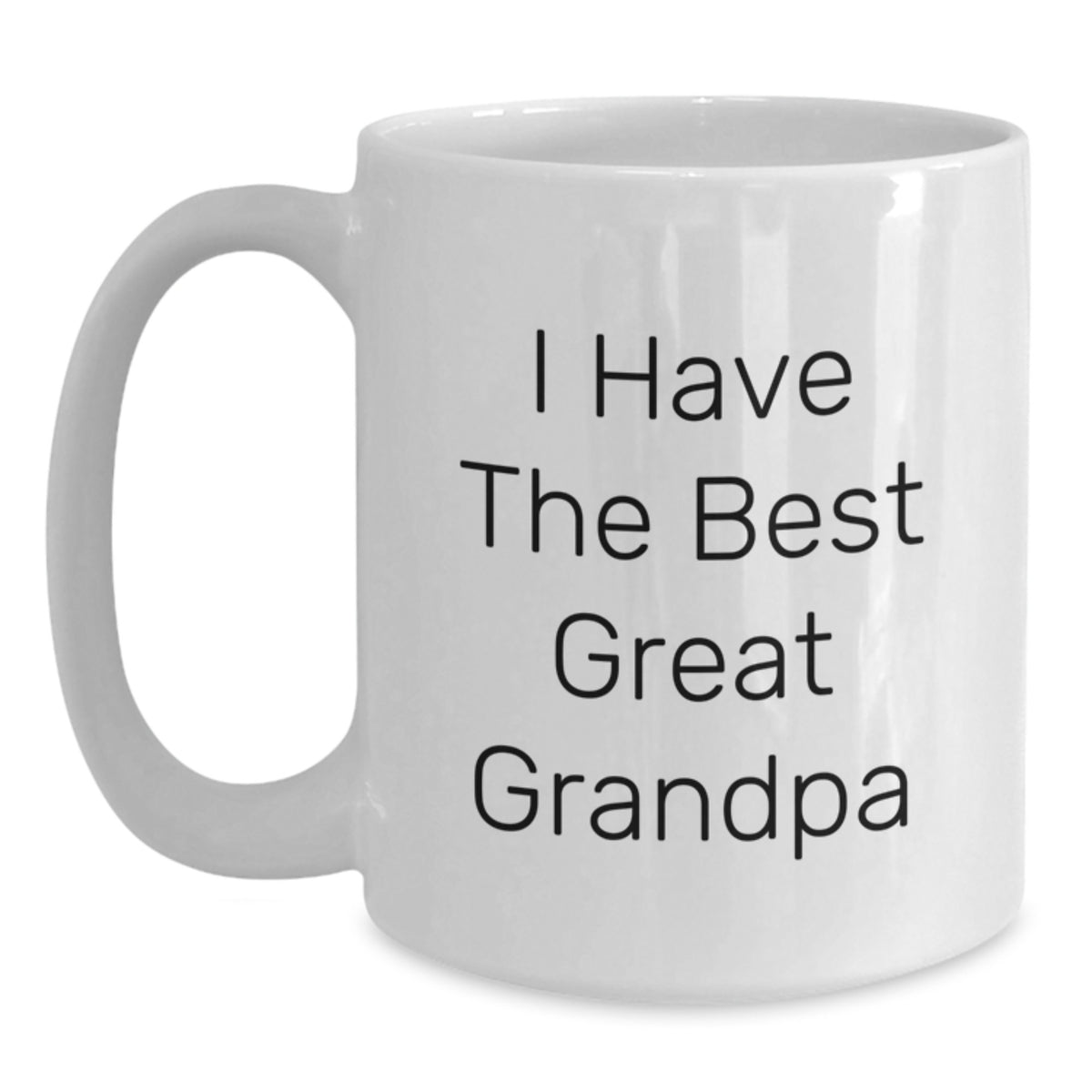 Funny Grandpa Gifts from Men to Grandpa, White Coffee Mug, 'I Have The Best Great Grandpa' Quote, Graduation Unique Gifts - Main