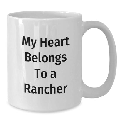 Funny Rancher Gifts from Friends Birthday Unique Ideas for Him or Her White Coffee Mug - Additional