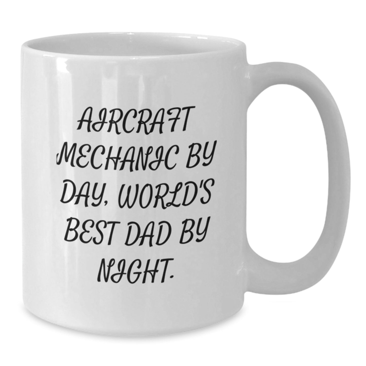 Funny Aircraft Mechanic Gifts for Christmas Unique Presents Funny White Coffee Mug for Aircraft Mechanic Dad Gifts from Men Friends Family - Additional