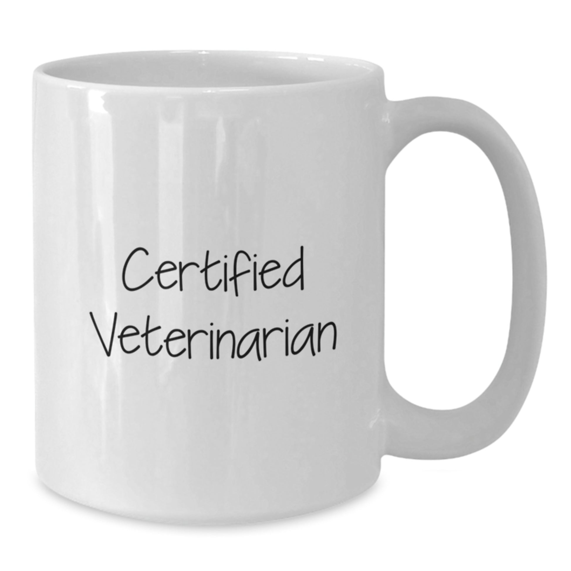 Funny Veterinarian Gifts from Friends Birthday Unique White Coffee Mug 'Paws-itive Vibes' - Additional