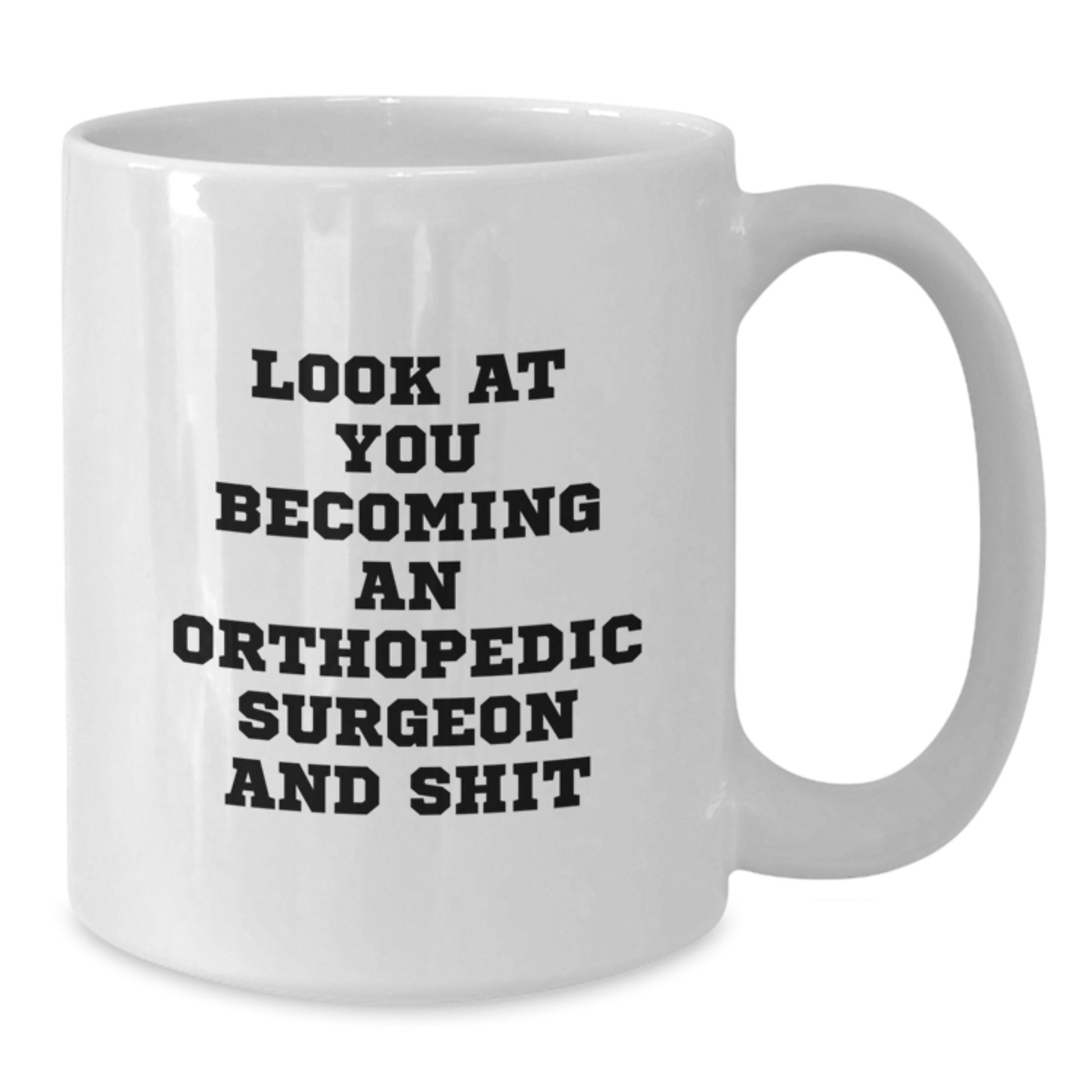 Funny Orthopedic Surgeon White Coffee Mugs Gifts for Him from Friends on Christmas Unique Unique Holiday - Additional