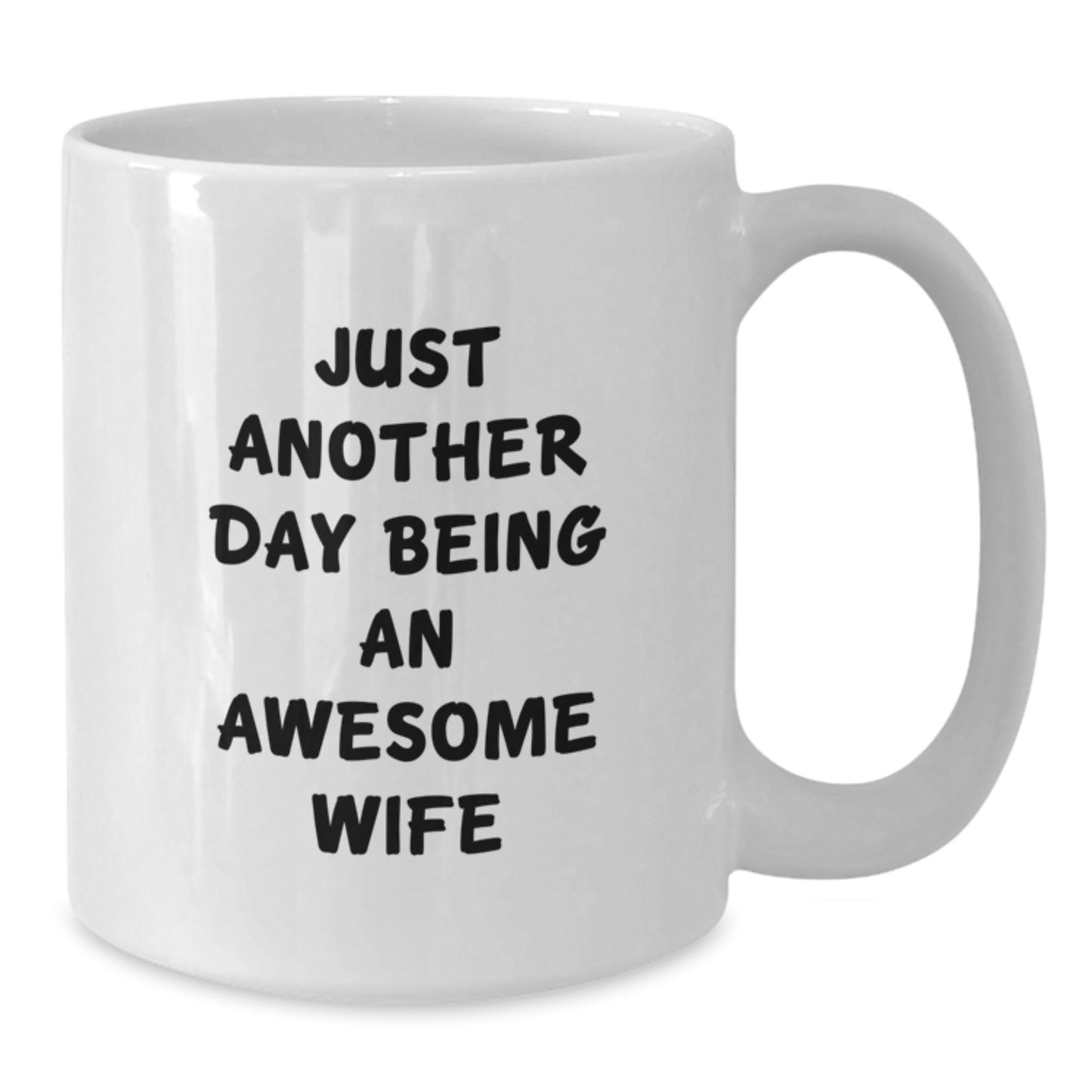 Funny Wife Gifts from Men, White Coffee Mug with Just Another Day quote, Unique Christmas Unique Gifts for Wife - Additional